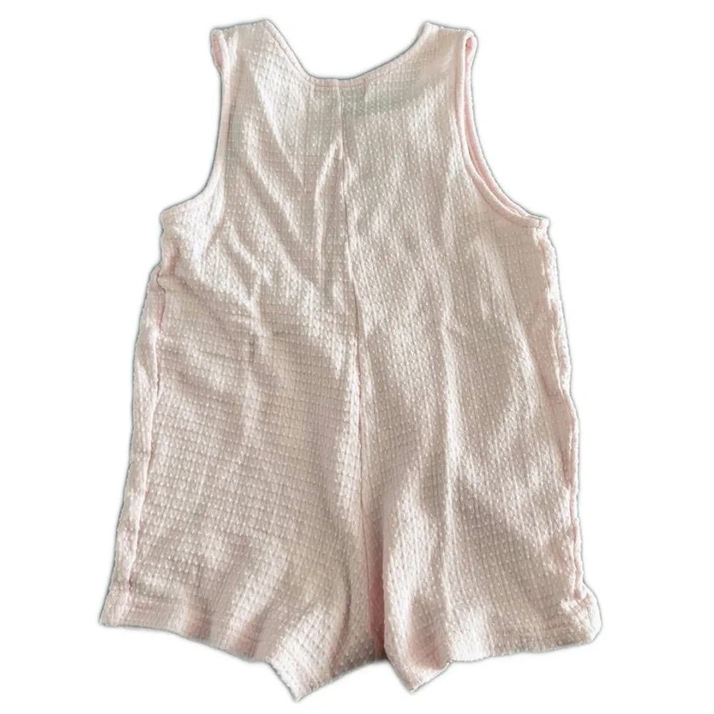 Authentic Celine Baby Pink Romper with Embroidered Bear - Picture 2 of 4